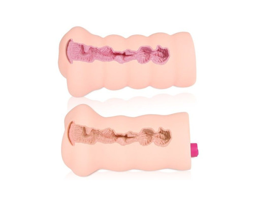 Телесный вибромастурбатор-вагина Gloria Auto