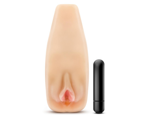 Мастурбатор-вагина с вибрацией Soft   Wet Natasha Realistic Beige Masturbator