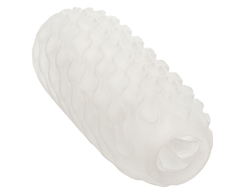 Двусторонний мастурбатор с желтым стимулирующим шариком Reversible Squishy Ball Stroker