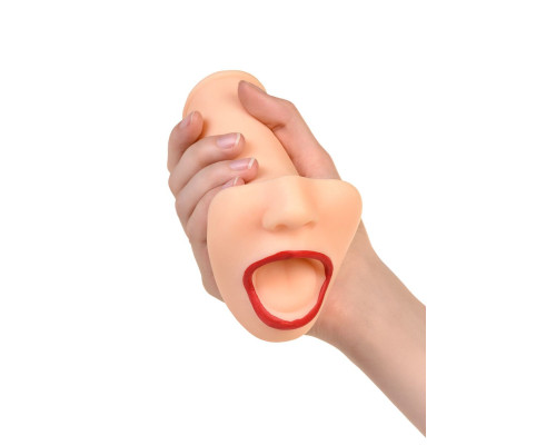 Мастурбатор-ротик с алыми губами