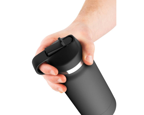 Серый мастурбатор в виде бутылки F*ck Flask