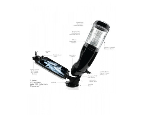 Автоматический мастурбатор-ротик с подсветкой Mega-Bator Mouth