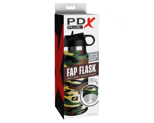 Мастурбатор в камуфляжной колбе Fap Flask