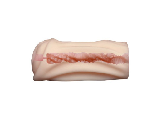 Эластичный мастурбатор-вагина