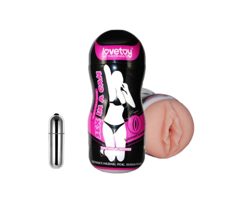 Мастурбатор-вагина Sex In A Can Vibra Vagina Tunnel