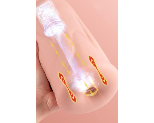 Большой реалистичный мастурбатор с функцией пенетрации