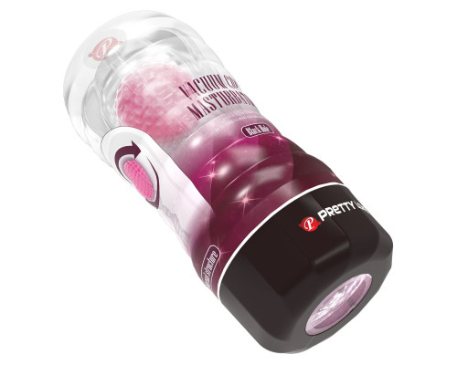 Прозрачный текстурированный мастурбатор Vacuum Cup Masturbator Black Hole
