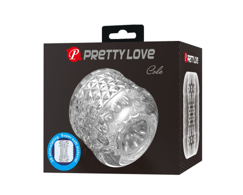 Прозрачный сквозной мастурбатор Cole