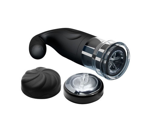 Перезаряжаемый мега-мастурбатор Breton с ротацией и возвратно-поступательным движением