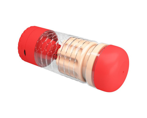 Вибромастурбатор-вагина Emily в красной колбе