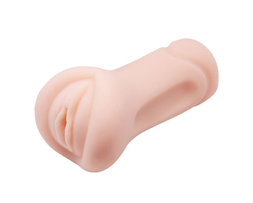 Телесный мастурбатор-вагина с эффектом смазки