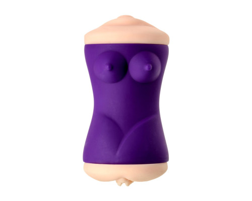 Двухсторонний мастурбатор JOS YARA в фиолетовой колбе