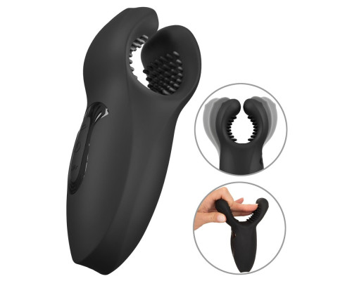 Мужской вибратор-стимулятор Man Wand with Vibration and Moving Wings