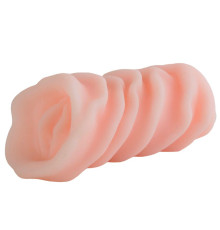 Телесный мастурбатор-вагина с нежными складочками
