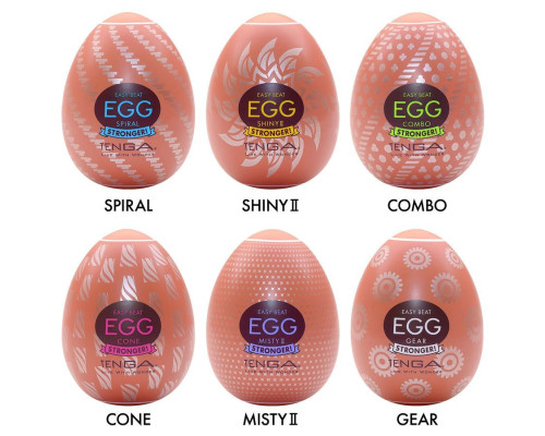Набор из 6 мастурбаторов-яиц Tenga Egg Variety Pack V