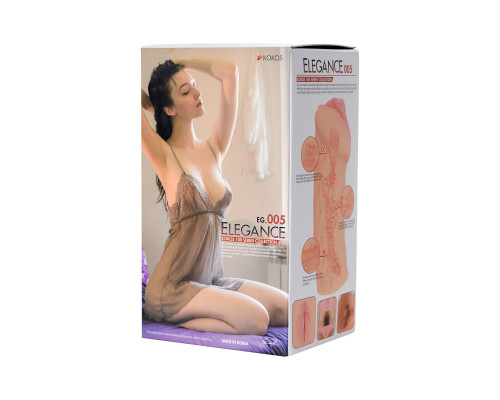 Телесный реалистичный мастурбатор-вагина KOKOS ELEGANCE