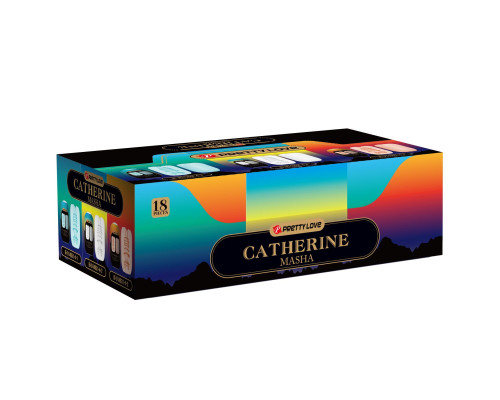 Набор из 18 мастурбаторов Catherine Masha