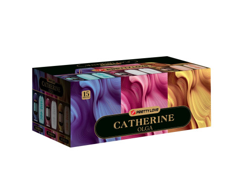 Набор из 15 мастурбаторов Catherine Olga