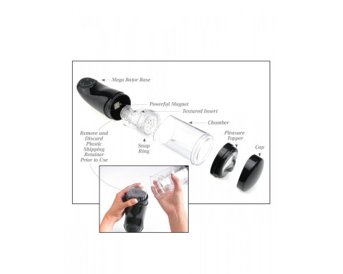 Автоматический мастурбатор-ротик с подсветкой Mega-Bator Mouth