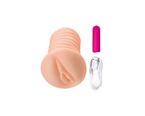 Мастурбатор-вагина Nymph с вибрацией