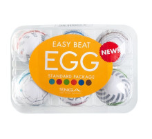 Набор из 6 мастурбаторов Tenga EGG III с различным рельефом