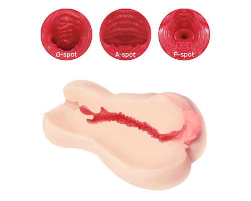 Мастурбатор-вагина с двойным слоем материала Jenny Onahole edition 005