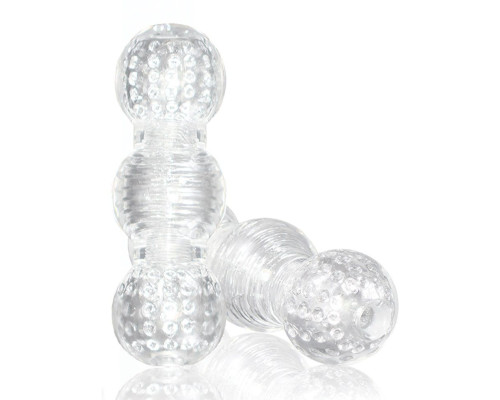 Прозрачный фигурный мастурбатор Master Stroker