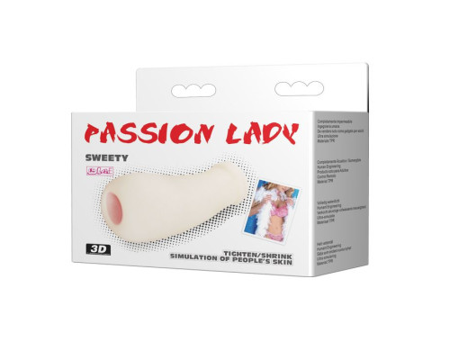 Мастурбатор с узким входом Sweety - 14,9 см.