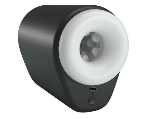 Черный автоматический вибромастурбатор Dj Girl