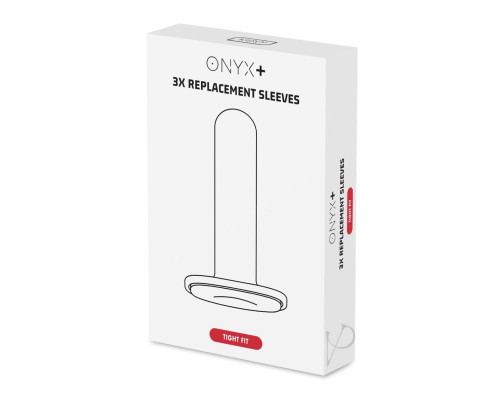 Набор из 3 узких сменных рукавов для мастурбатора Onyx
