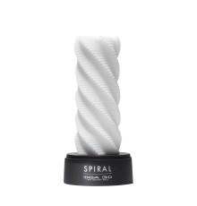 Белый 3D мастурбатор SPIRAL