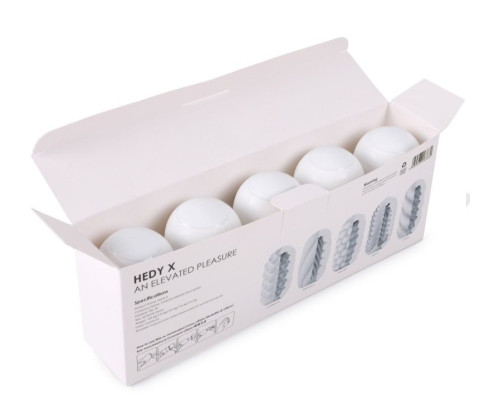 Набор из 5 мастурбаторов Hedy X5 Mixed