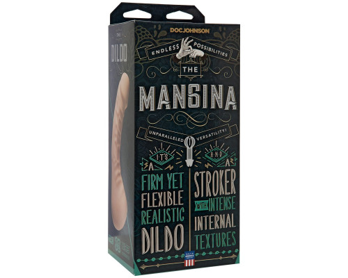 Мастурбатор с фаллоимитатором The Mangina - 24 см.