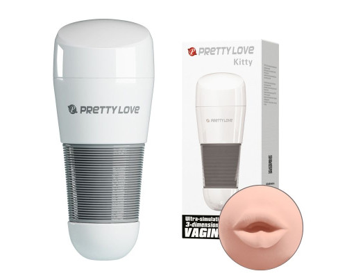Мега-мастурбатор ротик Kitty без вибрации