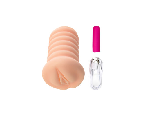 Мастурбатор-вагина Lady с вибрацией