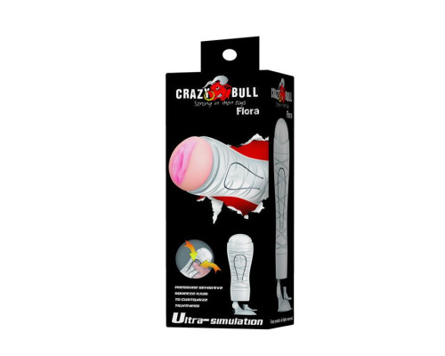 Мастурбатор-ротик Flora с присоской