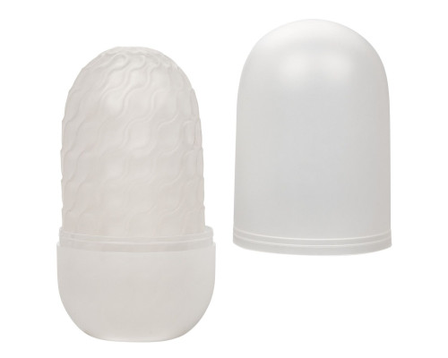 Двусторонний мастурбатор с желтым стимулирующим шариком Reversible Squishy Ball Stroker