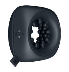 Черный мужской вибромассажер Ring Stroker