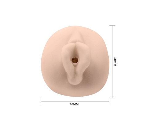 Упругий мастурбатор-вагина