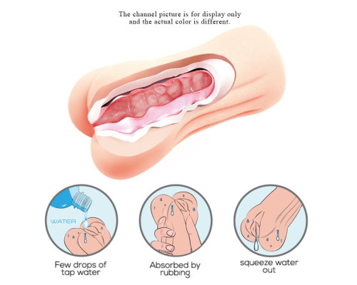 Мастурбатор-вагина с эффектом смазки