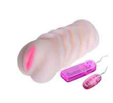 Вибрирующий мастурбатор со входом-вагиной