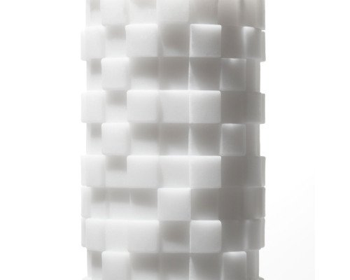 Белый 3D мастурбатор MODULE