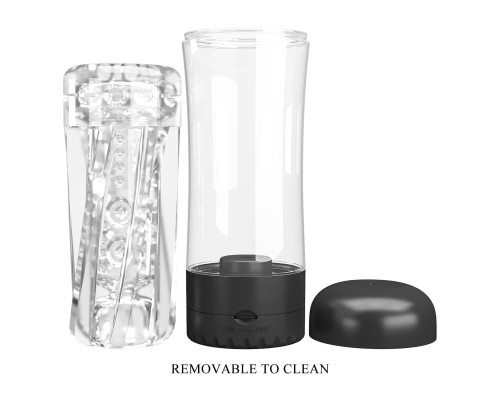 Прозрачный мастурбатор с вибрацией Tamara