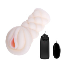 Тугой мастурбатор-вагина с вибрацией