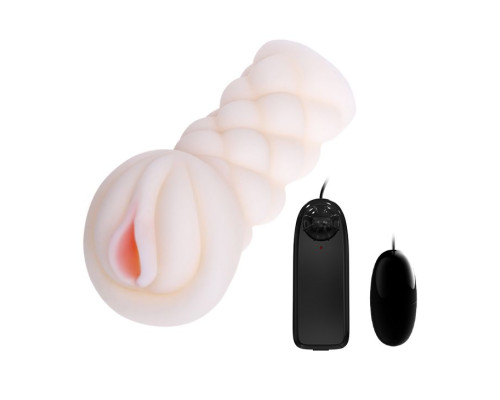 Тугой мастурбатор-вагина с вибрацией