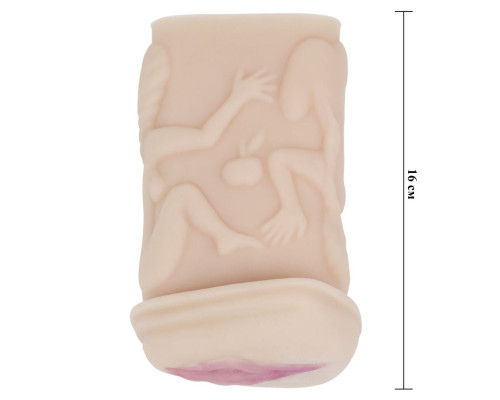 Мастурбатор-вагина из кибер-кожи с выносным пультом управления вибрацией