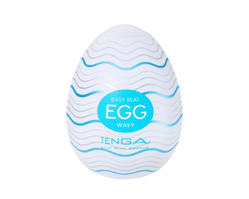 Мастурбатор-яйцо Tenga Egg Wavy