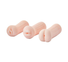 Набор из 3 мастурбаторов The Girl Next Door Tina