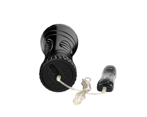 Мастурбатор-анус в колбе с 7 уровнями вибрации и выносным пультом Pink Butt