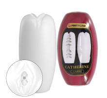 Белый мастурбатор-вагина Catherine
